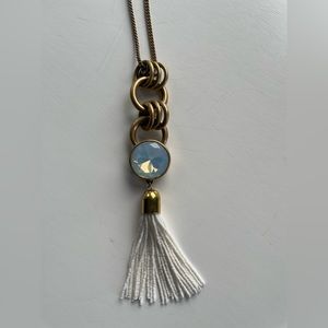 ✌️ Long J. Crew tassel necklace